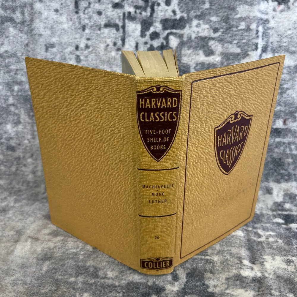 Harvard Classics Vol 36 Machiavelli More Luther Collier‎ Hardcover